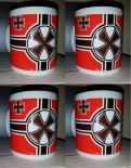 Reichskriegsflagge 1938-1945 - 4 Tassen