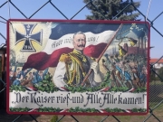 Wilhelm II - Der Kaiser rief und alle kamen  - Blechschild