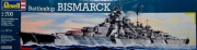 Schlachtschiff Bismarck Modellbausatz Maßstab 1:700