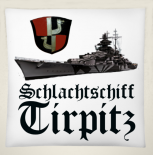 Schlachtschiff Tirpitz - 40x40cm Kissen