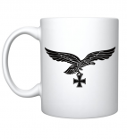 Luftwaffe Adler - 4 Tassen(Rundumdruck mit 2 Motiven)